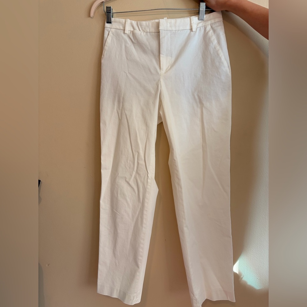 Vince white trousers